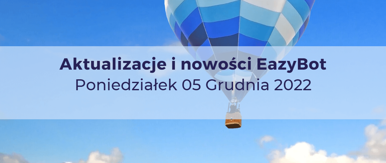 EazyBot grudniowa aktualizacja